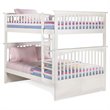 Leo & Lacey Full Over Full Bunk Bed in White