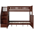 Leo & Lacey Twin Over Full Staircase Bunk Bed