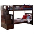Leo & Lacey Twin Over Twin Staircase Bunk Bed