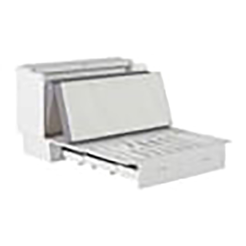 Leo & Lacey Modern Solid Wood Queen Murphy Bed Chest Decor in White