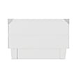 Leo & Lacey Modern Solid Wood Queen Murphy Bed Chest Decor in White