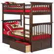 Leo & Lacey Urban Twin Over Twin Storage Bunk Bed
