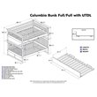 Leo & Lacey Urban Full Over Full Trundle Bunk Bed