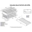 Leo & Lacey Urban Full Over Full Trundle Bunk Bed