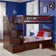 Leo & Lacey Twin Over Twin Staircase Storage Bunk Bed