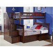 Leo & Lacey Twin Over Full Staircase Storage Bunk Bed