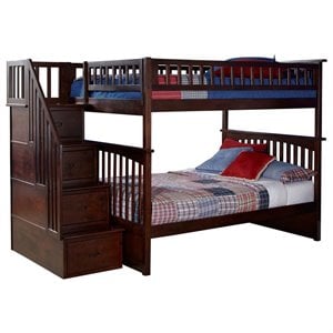 Leo & Lacey Full Over Full Staircase Bunk Bed