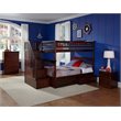 Leo & Lacey Full Over Full Staircase Storage Bunk Bed