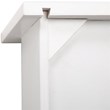Leo & Lacey Mid-Century Wood Full Over Full Staircase Storage Bunk Bed in White
