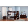 Leo & Lacey Twin Over Twin Staircase Bunk Bed