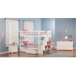 Leo & Lacey Twin Over Twin Staircase Storage Bunk Bed