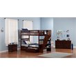 Leo & Lacey Twin Over Twin Staircase Storage Bunk Bed