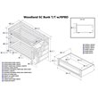 Leo & Lacey Twin Over Twin Staircase Storage Bunk Bed