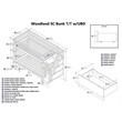 Leo & Lacey Twin Over Twin Staircase Storage Bunk Bed