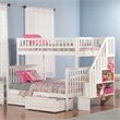 Leo & Lacey Twin Over Full Staircase Storage Bunk Bed