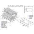 Leo & Lacey Twin Over Full Staircase Storage Bunk Bed
