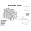 Leo & Lacey Twin Over Full Staircase Storage Bunk Bed