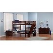 Leo & Lacey Full Over Full Staircase Bunk Bed