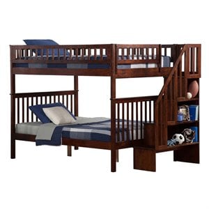 Leo & Lacey Full Over Full Staircase Bunk Bed