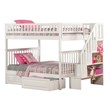 Leo & Lacey Full Over Full Staircase Storage Bunk Bed