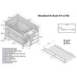 Leo & Lacey Full Over Full Staircase Trundle Bunk Bed