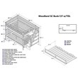 Leo & Lacey Full Over Full Staircase Trundle Bunk Bed