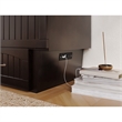 Leo & Lacey Farmhouse Solid Wood Queen Murphy Bed Chest in Espresso