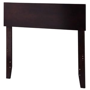 Leo & Lacey Contemporary Twin Modern Wood Panel Headboard in Espresso