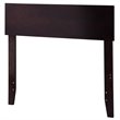 Leo & Lacey Contemporary Twin Modern Wood Panel Headboard in Espresso