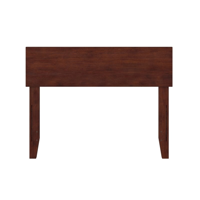 Leo & Lacey Contemporary Twin Modern Wood Panel Headboard in Walnut