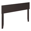 Leo & Lacey Contemporary Full Modern Wood Panel Headboard in Espresso