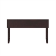 Leo & Lacey Contemporary Full Modern Wood Panel Headboard in Espresso