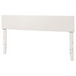 Leo & Lacey Contemporary Full Modern Wood Panel Headboard in White