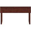 Leo & Lacey Contemporary Full Modern Wood Panel Headboard in Walnut