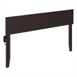 Leo & Lacey Contemporary Queen Modern Wood Panel Headboard in Espresso