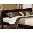 Leo & Lacey Contemporary Queen Modern Wood Panel Headboard in Espresso