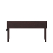 Leo & Lacey Contemporary Queen Modern Wood Panel Headboard in Espresso