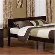 Leo & Lacey Contemporary King Modern Wood Panel Headboard in Espresso