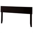 Leo & Lacey Contemporary King Modern Wood Panel Headboard in Espresso