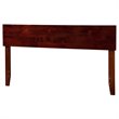 Leo & Lacey Contemporary King Modern Wood Panel Headboard in Walnut