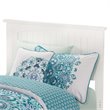 Leo & Lacey Contemporary Twin Wood Panel Headboard in White Finish
