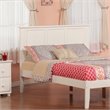Leo & Lacey Contemporary Full Solid Wood Panel Headboard in White