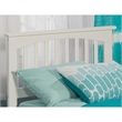 Leo & Lacey Contemporary Twin Wood Headboard in White Finish