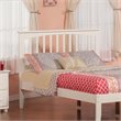 Leo & Lacey Contemporary Full Wood Headboard in White Finish