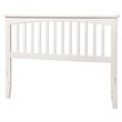 Leo & Lacey Contemporary Full Wood Headboard in White Finish