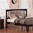 Leo & Lacey Contemporary Queen Wood Headboard in Espresso Finish