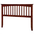 Leo & Lacey Contemporary Queen Wood Headboard in Walnut Finish
