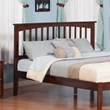 Leo & Lacey Contemporary King Wood Headboard in Walnut Finish
