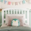 Leo & Lacey Contemporary Mission-Inspired Twin Wood Headboard in White