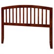Leo & Lacey Contemporary Mission-Inspired Full Wood Headboard in Walnut